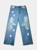 Ripped Flame Jean