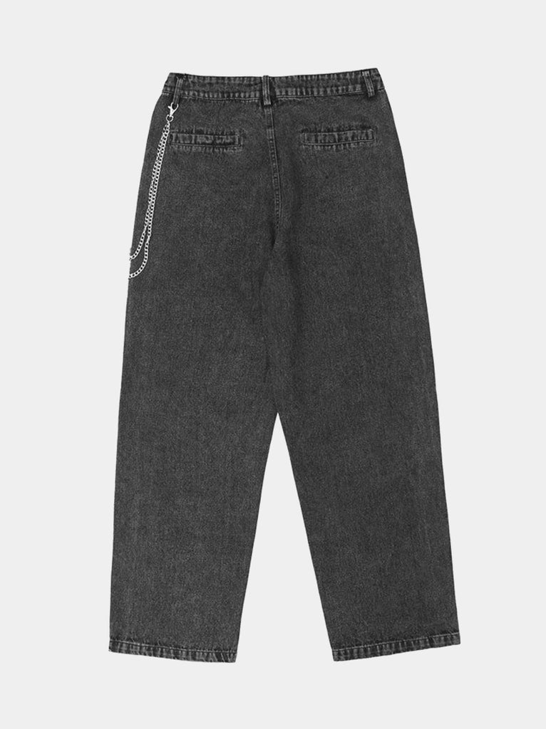Chain Detail Butterfly Jean