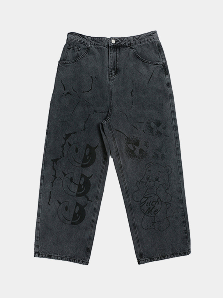 Pocket Emoji Detail Jean