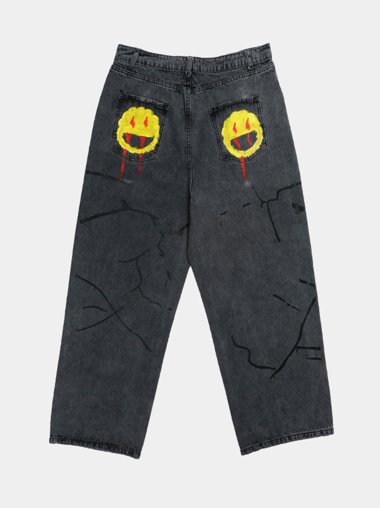 Pocket Emoji Detail Jean