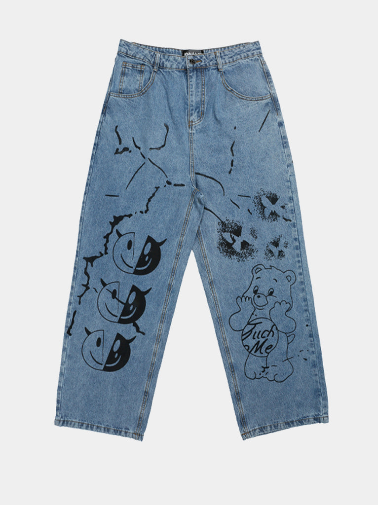Pocket Emoji Detail Jean