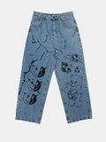Pocket Emoji Detail Jean