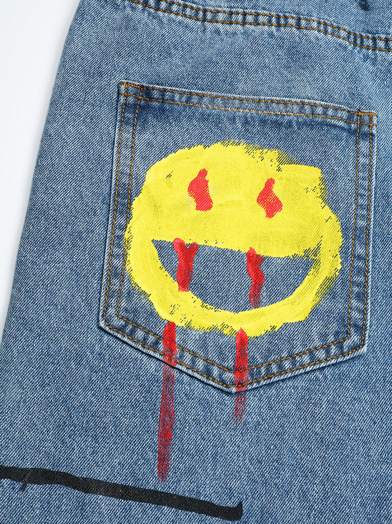 Pocket Emoji Detail Jean