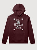 B&W Rose Hoodie