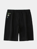 Embroidery Floral Short
