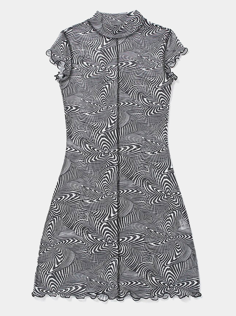 Mesh Mini Dress