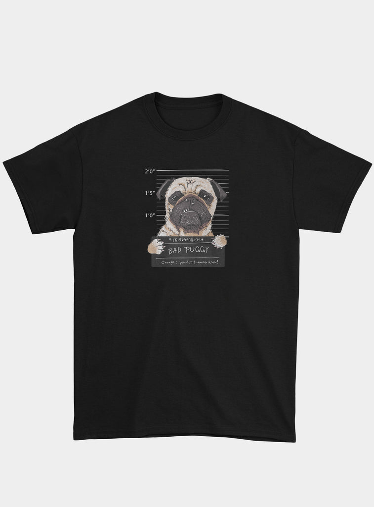 Angry Dog Pug Prisoner T-Shirt