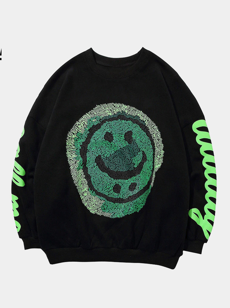 Green Smile Sweatshirt