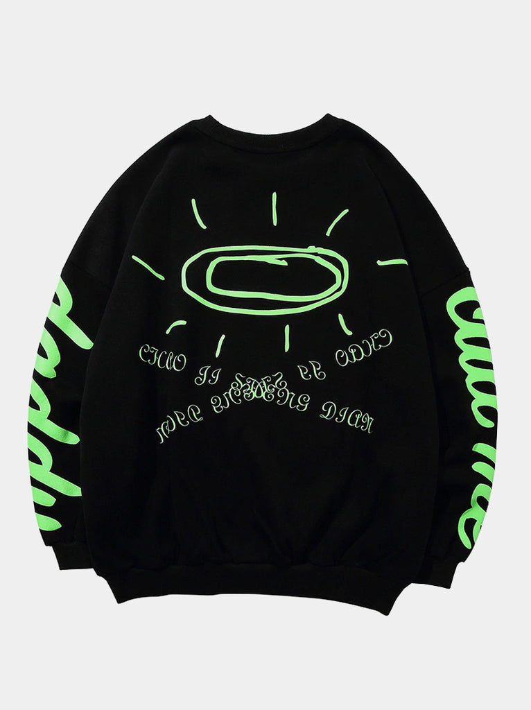Green Smile Sweatshirt