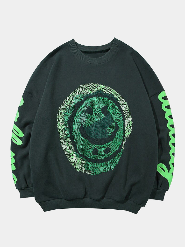 Green Smile Sweatshirt
