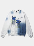 Butterfly Ripped Sweatshirt