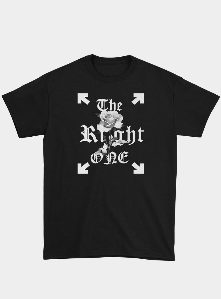 B&W Rose T-Shirt