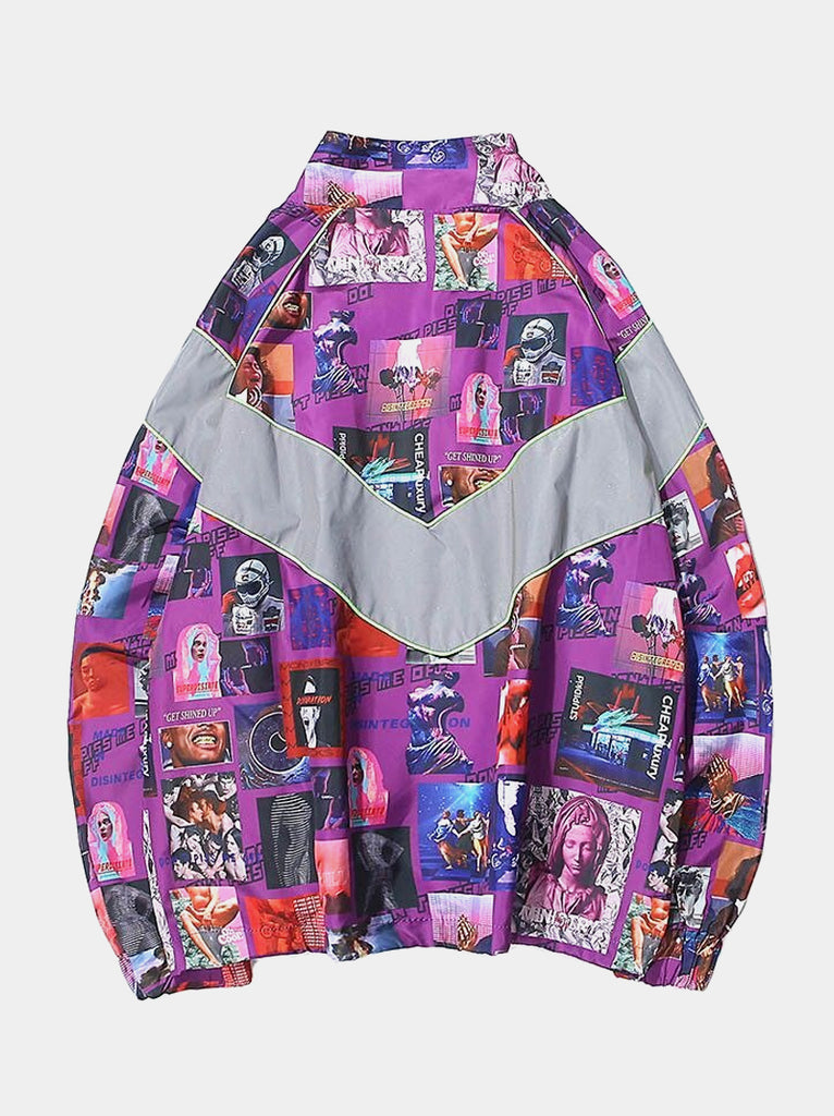 Reflective Patchwork Jacket