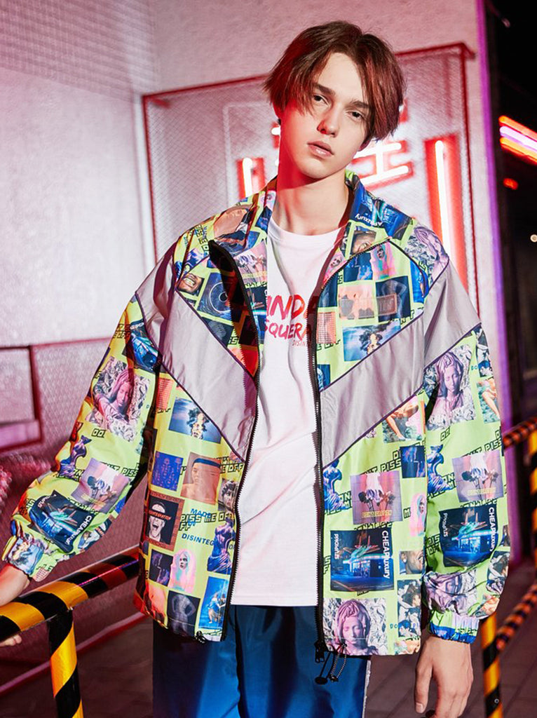 Reflective Patchwork Jacket