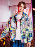Reflective Patchwork Jacket