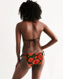 Rose Triangle String Bikini
