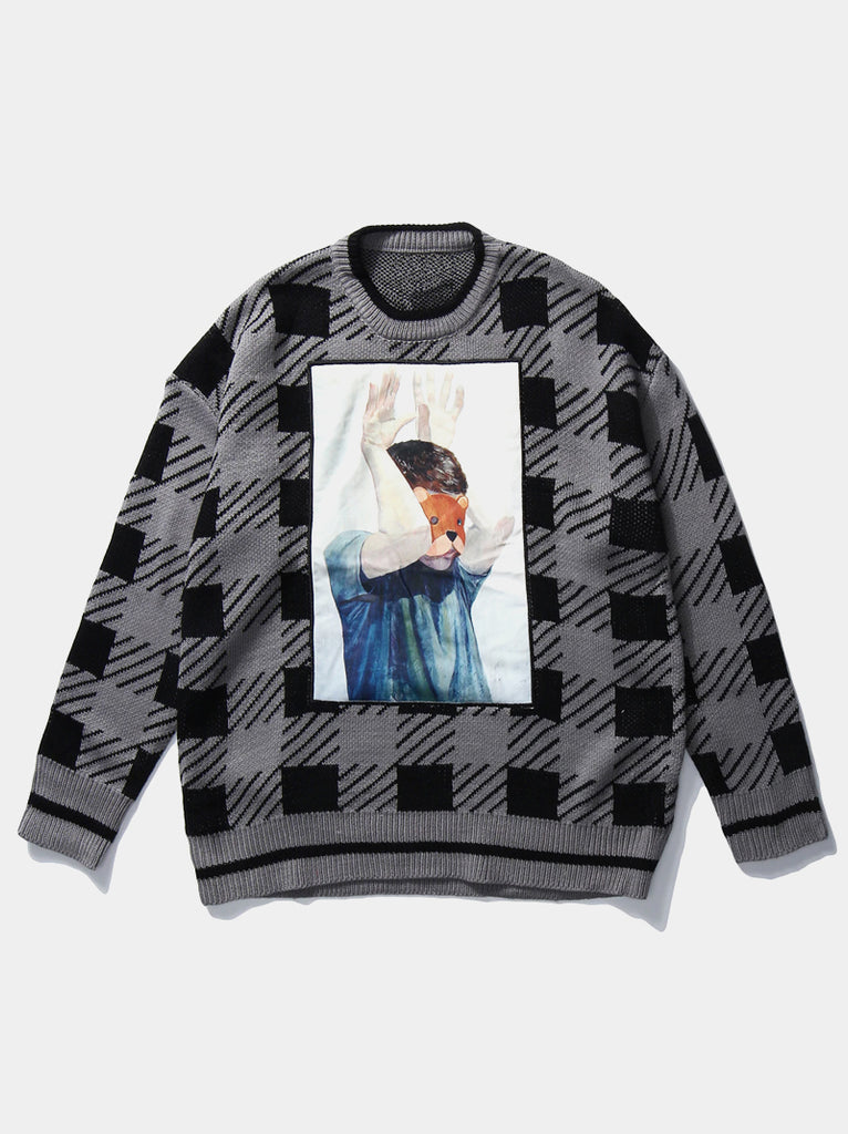 Plaid Sweater