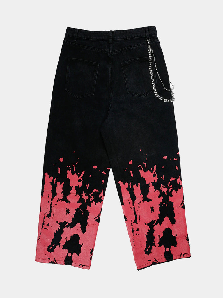 Bear Chain Detail Jean