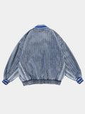 Denim Baseball Jacket