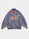 Denim Baseball Jacket
