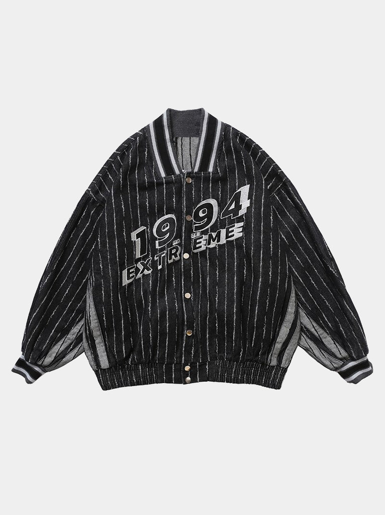 Denim Baseball Jacket
