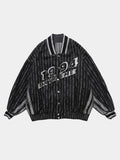 Denim Baseball Jacket