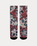 Rose and Skull Socks