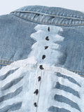 Skeleton Denim Jacket