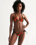 Rose Triangle String Bikini