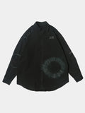 Side Zipper Pocket Long Sleeve Shirt