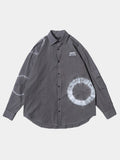 Side Zipper Pocket Long Sleeve Shirt