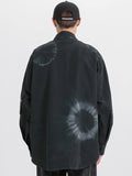 Side Zipper Pocket Long Sleeve Shirt