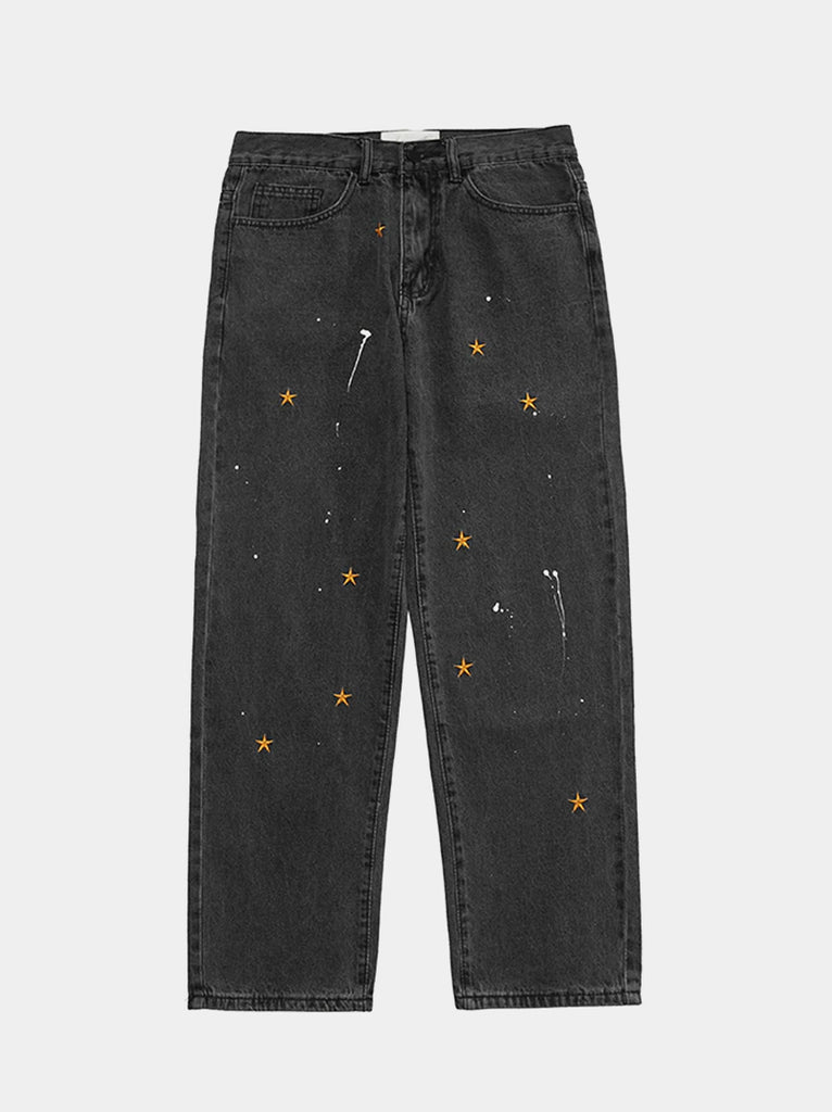Star Embroidery Jean