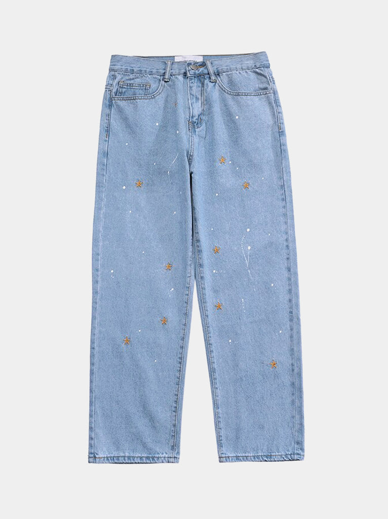 Star Embroidery Jean
