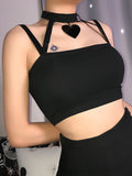Necklace Detail Crop Top