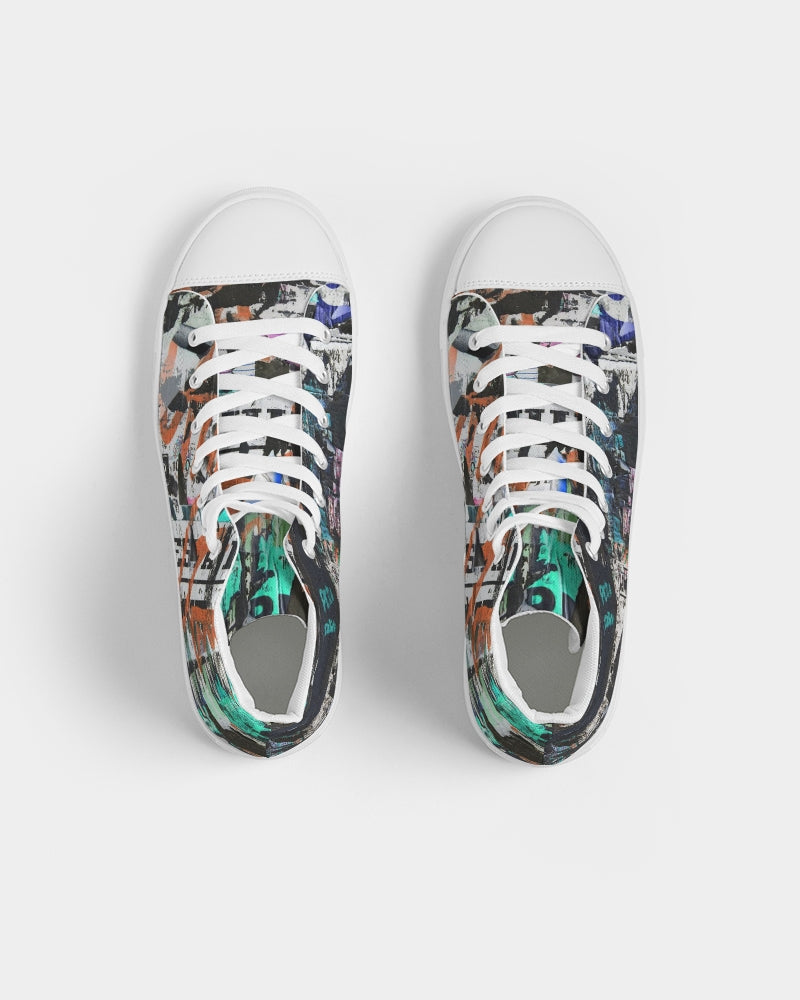 Street Art Hightop Canvas Shoe