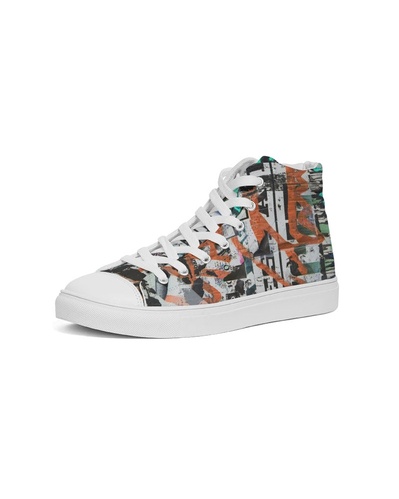 Street Art Hightop Canvas Shoe
