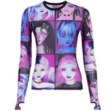 Girls Mesh Long Sleeve Top