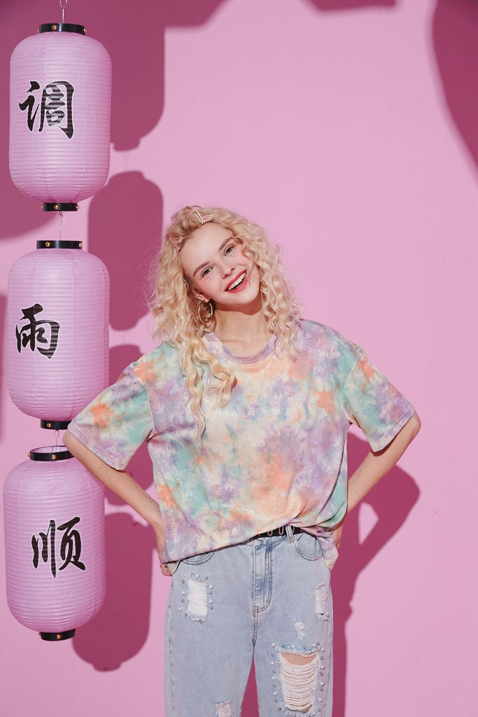 Colorful Tie-Dye T-Shirt