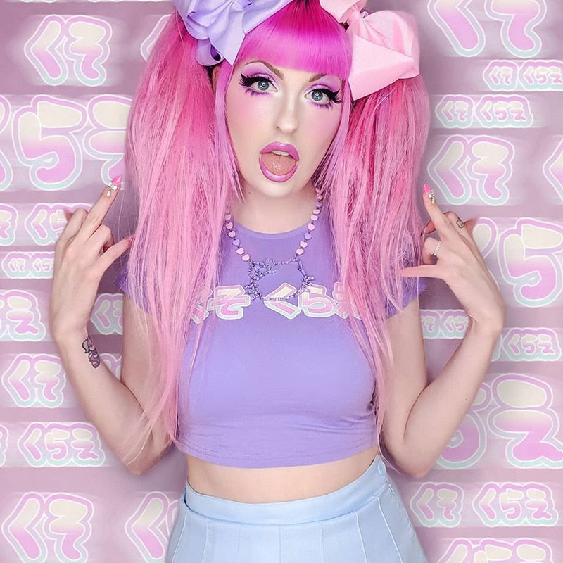 Purple Crop Top