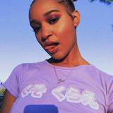 Purple Crop Top